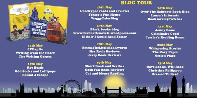 The-London-Hat-Hunting-Mission-blog-tour-poster