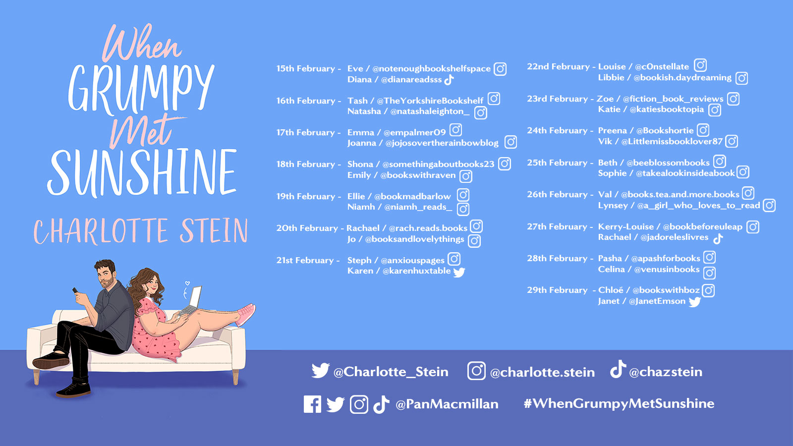 BlogTour When Grumpy Met Sunshine by Charlotte Stein Charlotte_Stein